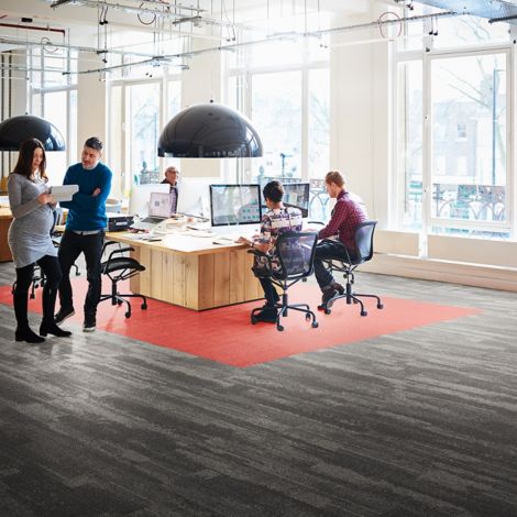 Works Eon: Work Series Collection Carpet Tile by Interface